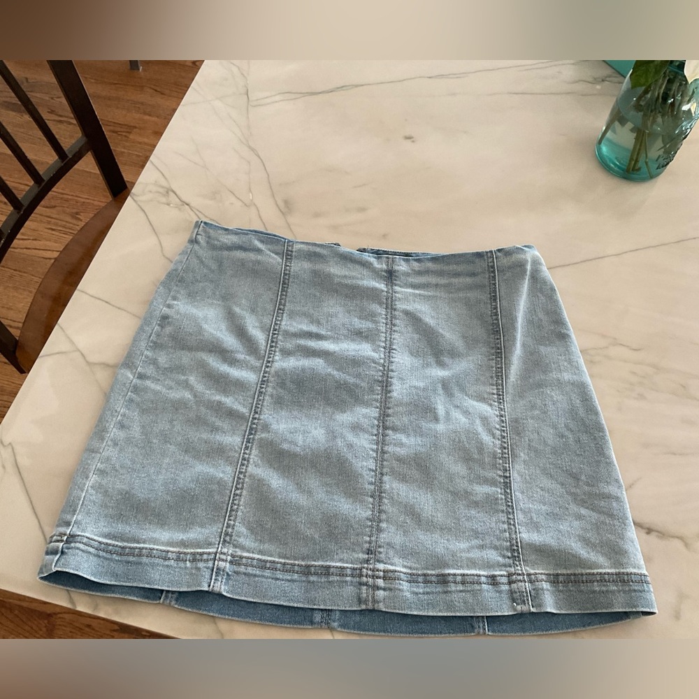 Wild Fable Jean skirt blue faded Sz 12